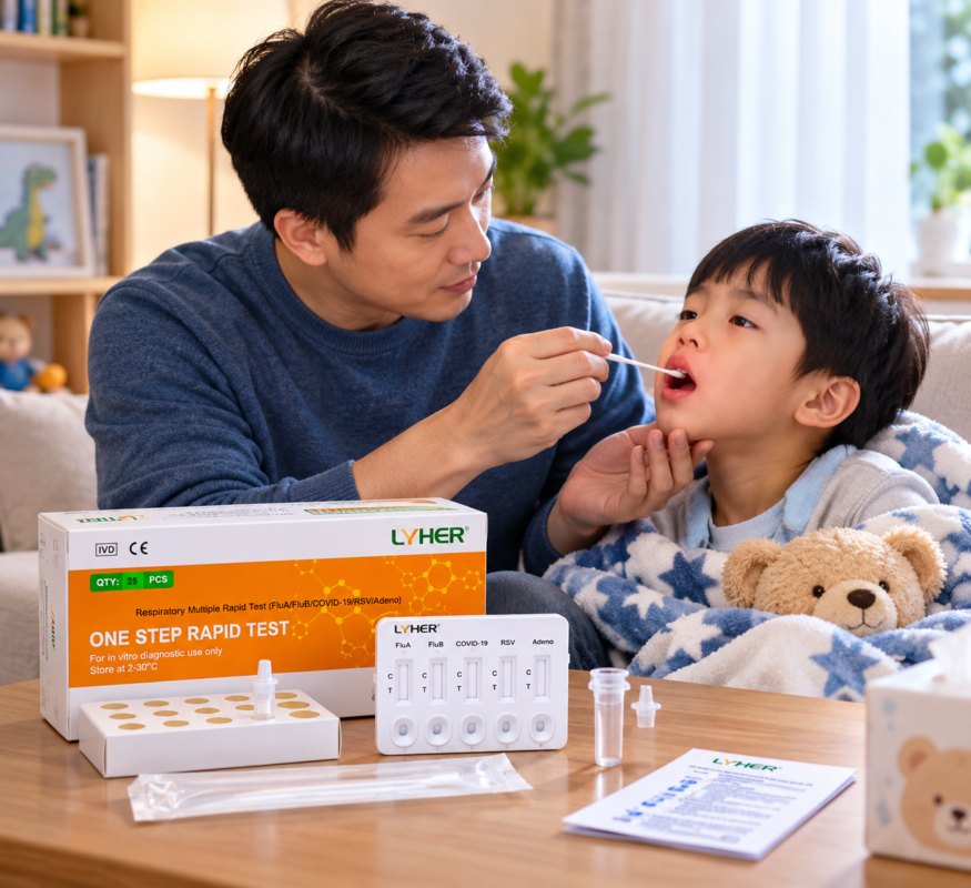 Kit test đường hô hấp cho trẻ em