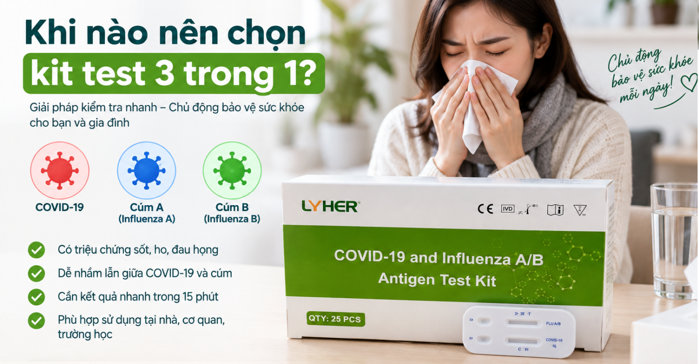 Khi nào nên chọn kit test 3 trong 1