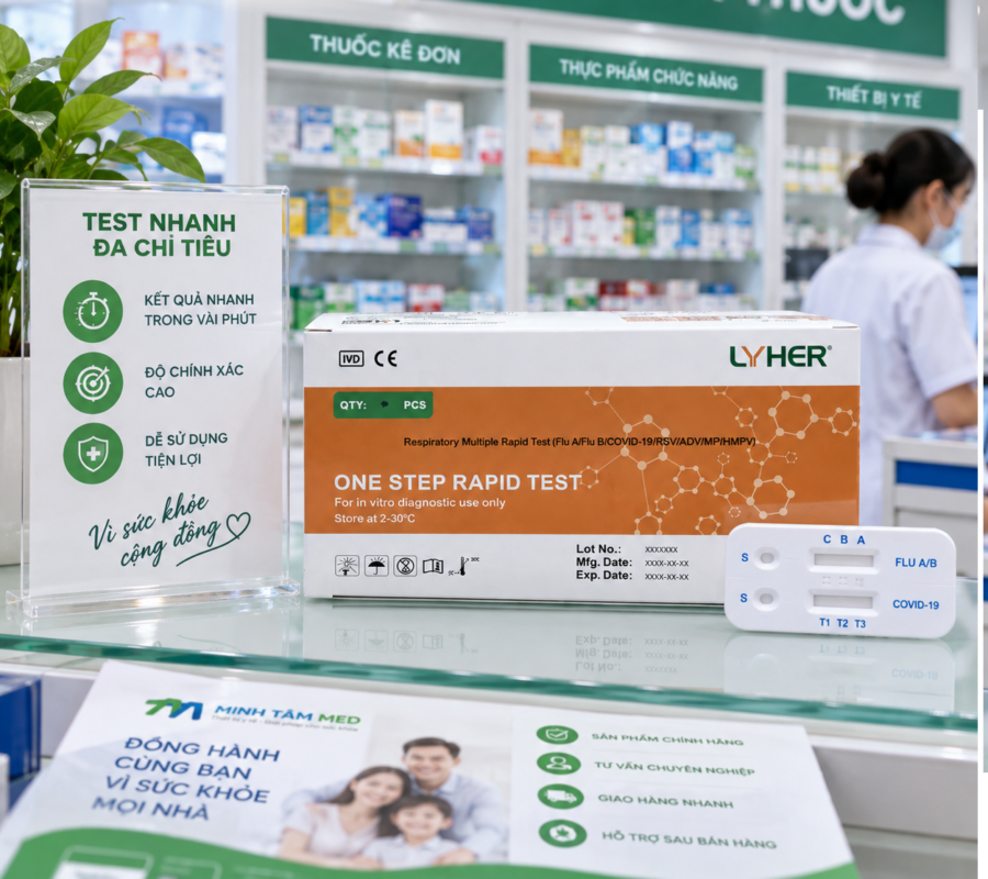 Cách đọc kết quả kit test nhanh RSV