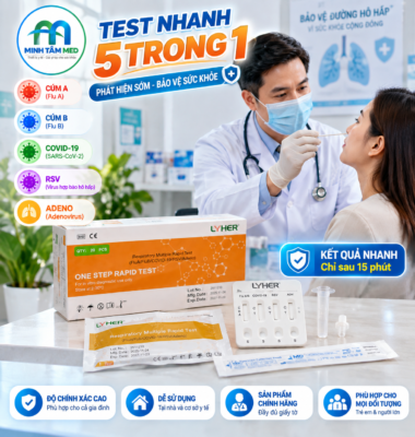 Mua Kit Test 5 Trong 1 Cần Kiểm Tra Gì, kit test nhanh dùng tại nhà và cơ sở y tế
